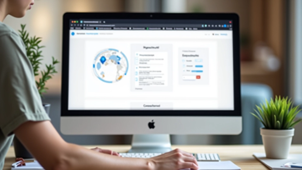 Website header and footer sections showing consistent spacing, typography and brand elements