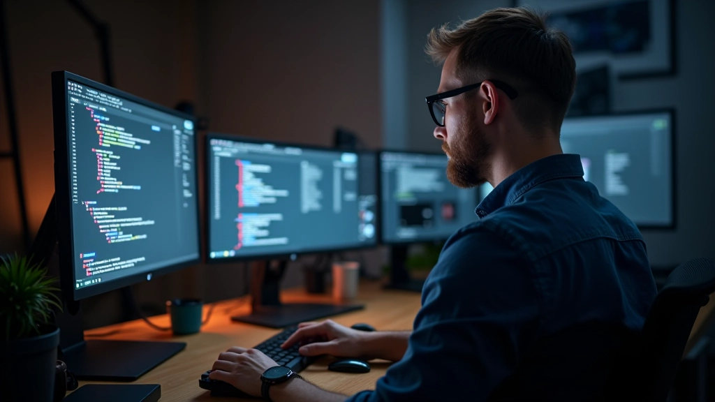 Designer werkt aan herbruikbare component bibliotheek voor webprojecten